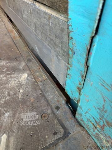 Auflieger mit Pritsche & Plane KRONE 2-Achs Megaliner Edscha Hubdach