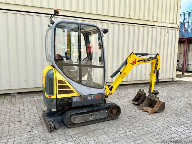 Міні-екскаватор WACKER Neuson ET16 / 2019 BJ / 1.520 H / 3x Löffel
