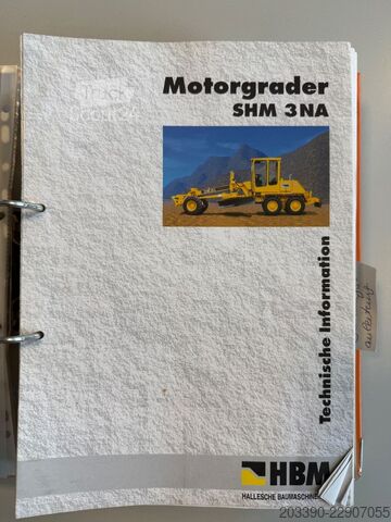 Ceļa greideris HBM SHM 3NA 6x6 / Ripper / Deutsche Maschine