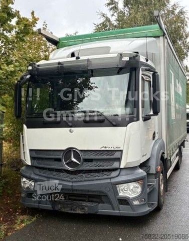 Flatbed truck with tarp MERCEDES-BENZ Antos 2540 / Lenkachse / Load 15,3ton