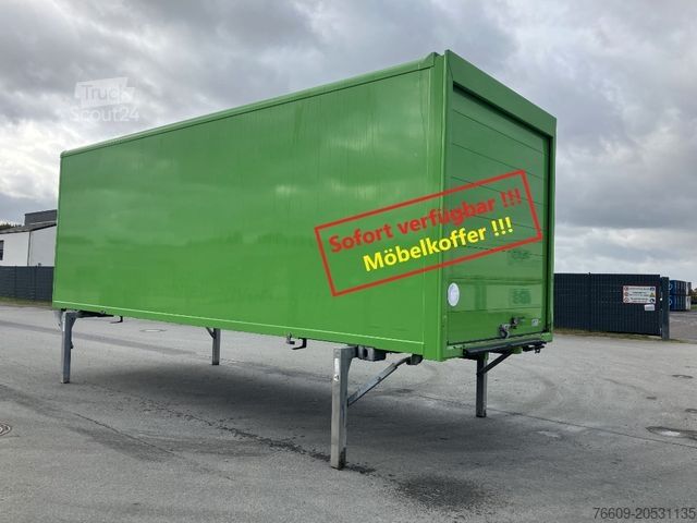 Swap body trailer SPIER WechselbrĂĽcke Koffer