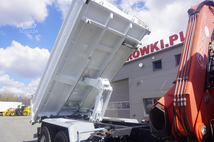 Tippbil med kran Mercedes-Benz Actros 2641 6×4 E5 / Crane / Dumper