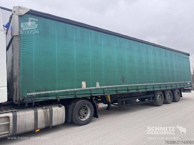 Open semitrailer with tarp Schmitz Cargobull Curtainsider Mega