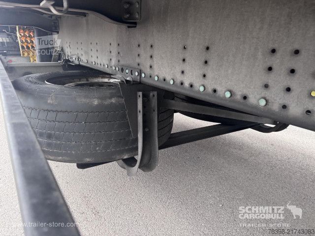 Open semitrailer with tarp Schmitz Cargobull Curtainsider Mega