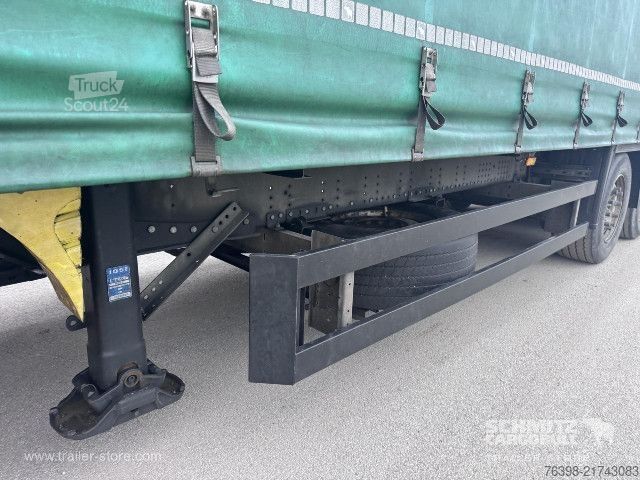 Open semitrailer with tarp Schmitz Cargobull Curtainsider Mega