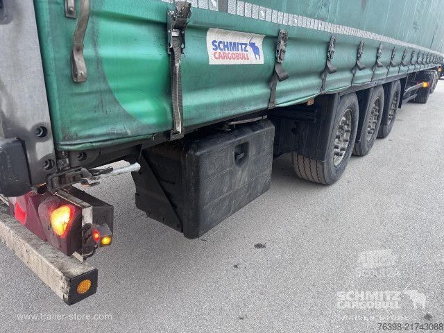 Open semitrailer with tarp Schmitz Cargobull Curtainsider Mega