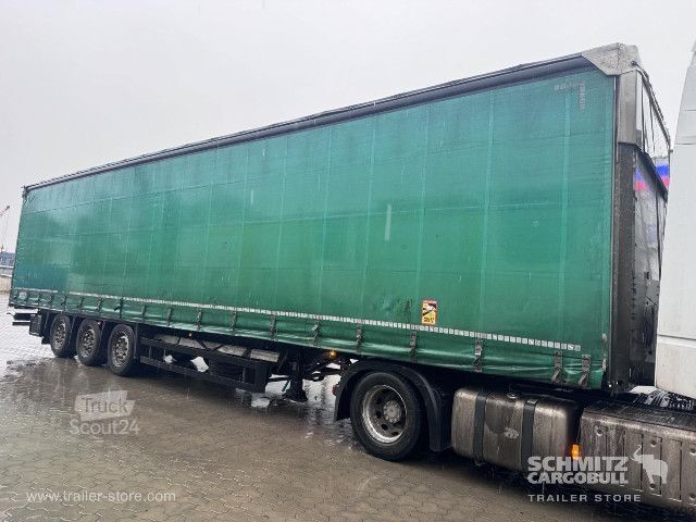 Open semitrailer with tarp Schmitz Cargobull Curtainsider Mega
