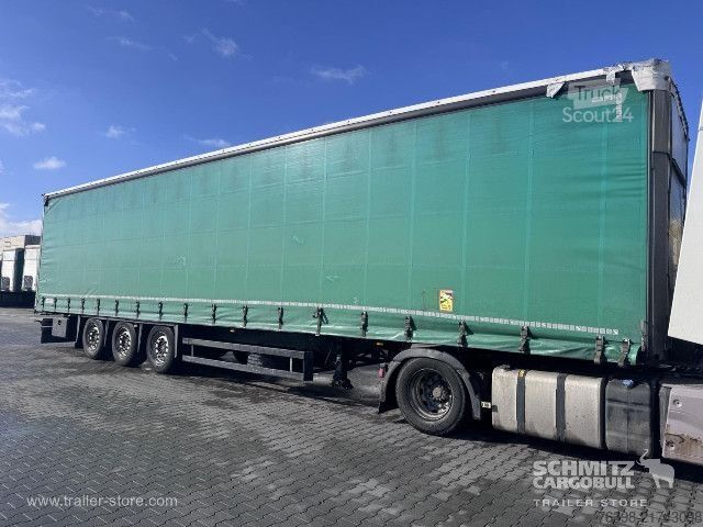 Open semitrailer with tarp Schmitz Cargobull Curtainsider Mega