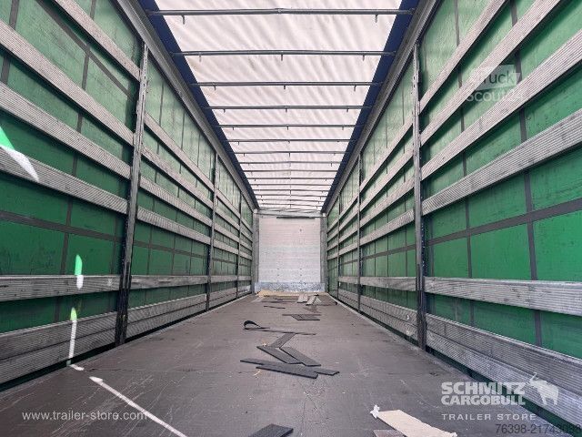 Open semitrailer with tarp Schmitz Cargobull Curtainsider Mega