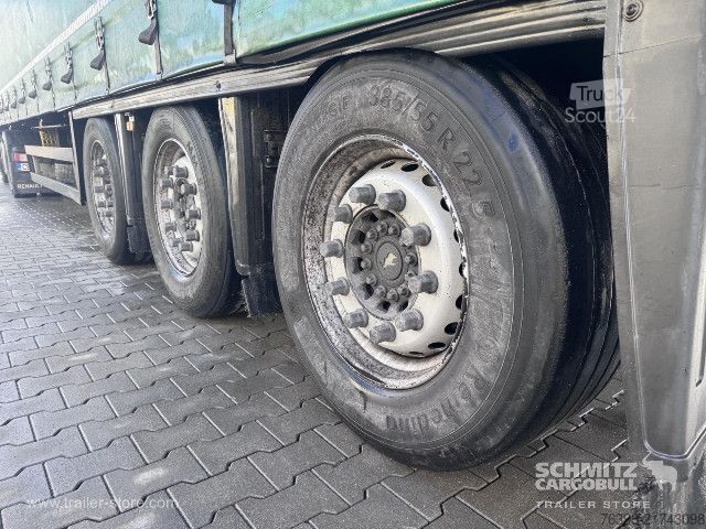 Open semitrailer with tarp Schmitz Cargobull Curtainsider Mega