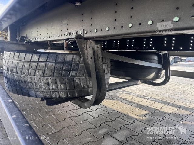 Open semitrailer with tarp Schmitz Cargobull Curtainsider Mega