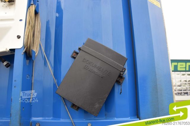 Semi-remorque bâchée KRONE Palettenkasten SAF Achsen TÜV 06/26