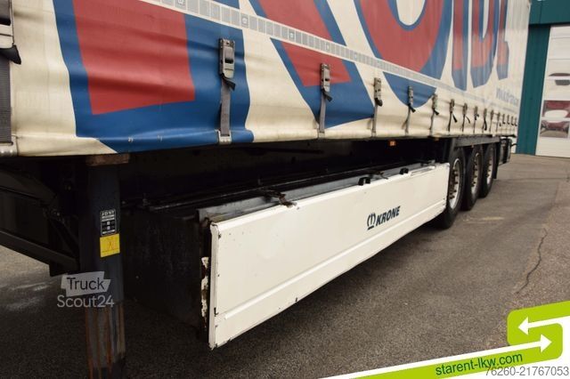 Semi-remorque bâchée KRONE Palettenkasten SAF Achsen TÜV 06/26