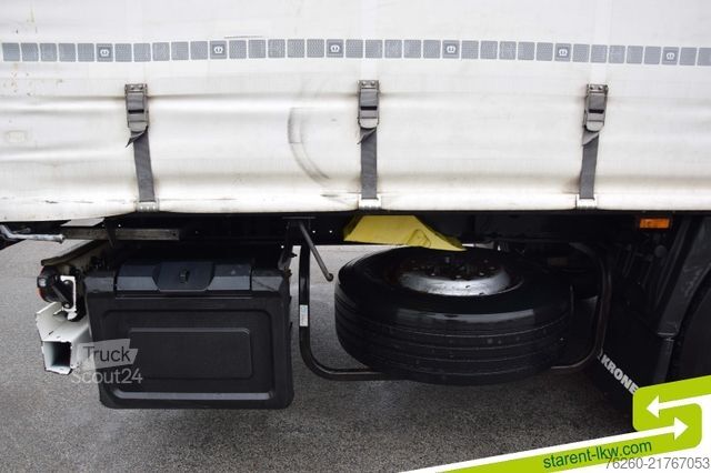 Semi-remorque bâchée KRONE Palettenkasten SAF Achsen TÜV 06/26