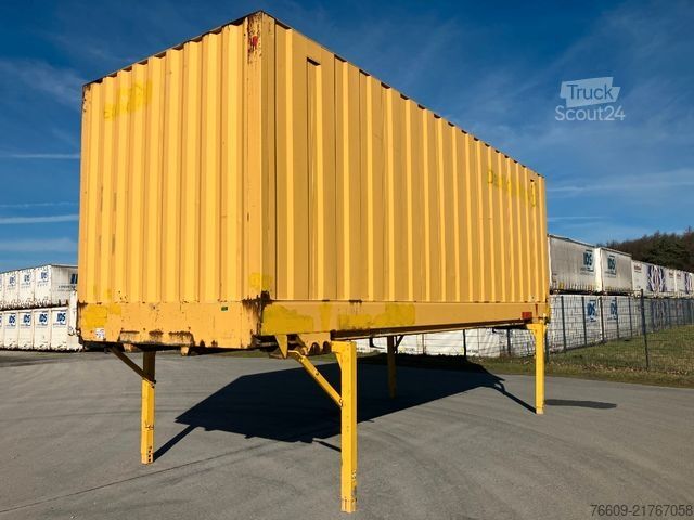 Växelflakssläp KRONE Wechselbrücke Koffer