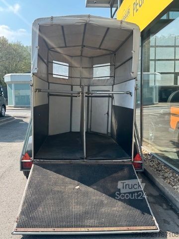 Remorcă pentru transport cai BÖCKMANN Duo Esprit 2 Pferdeanhänger Holz/Poly 2t.