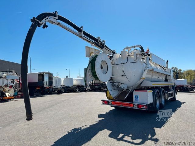 Imutyhjysäiliöauto SCANIA P360 6x4 Hvidtved Larsen Flexline 312 Euro 6