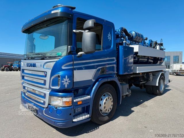 Vákuumtartályos teherautó SCANIA P310 4x2 Hvidtved Larsen Flexline 207