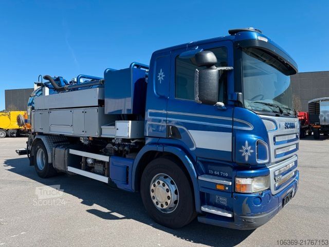Vákuumtartályos teherautó SCANIA P310 4x2 Hvidtved Larsen Flexline 207