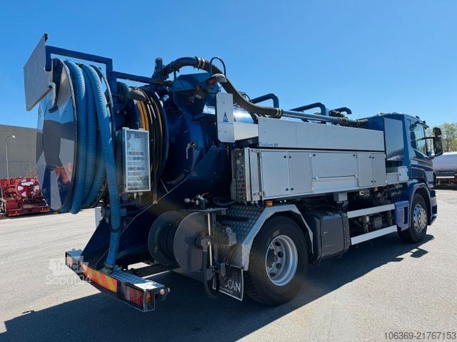 Vákuumtartályos teherautó SCANIA P310 4x2 Hvidtved Larsen Flexline 207
