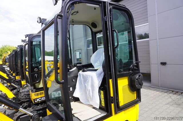 Paletli mini ekskavatör - 7 adet JCB 16 C-1 mini crawler excavator / joystick