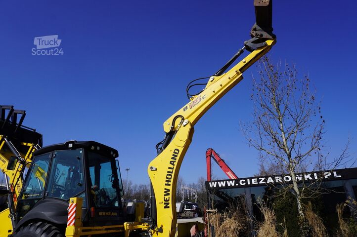 Kazıcı yükleyici New Holland B 115 C backhoe loader / 1000 MTH !