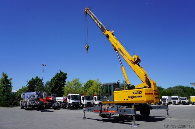 Geländekran – 4 Stück Sennebogen 630 rough terrain crane / 30 m / 30 t