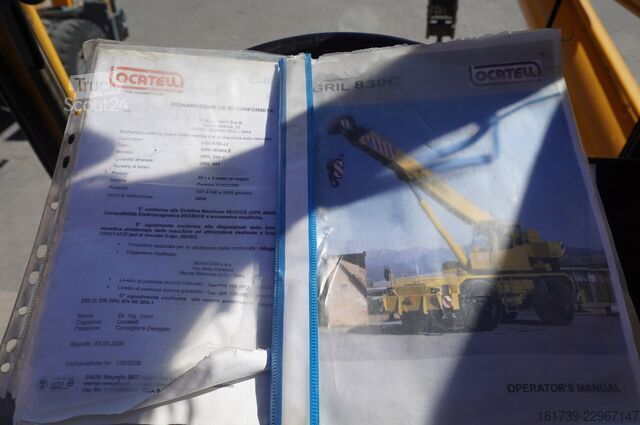 Geländekran Locatelli Gril 830 C rough terrain crane/ 1700 MTH