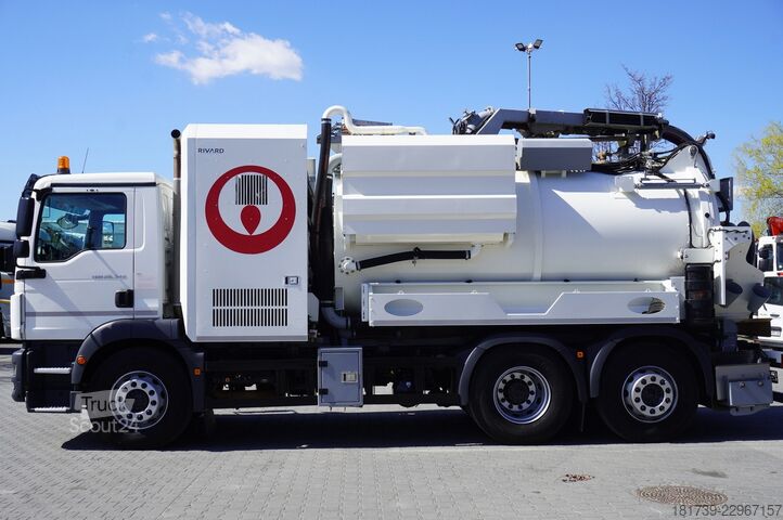 Abwasserreiniger MAN TGM 26.340 E6 / RIVARD sewage cleaner 11