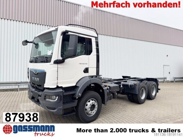 Truck chassis MAN TGS 33.440 6x4 BB