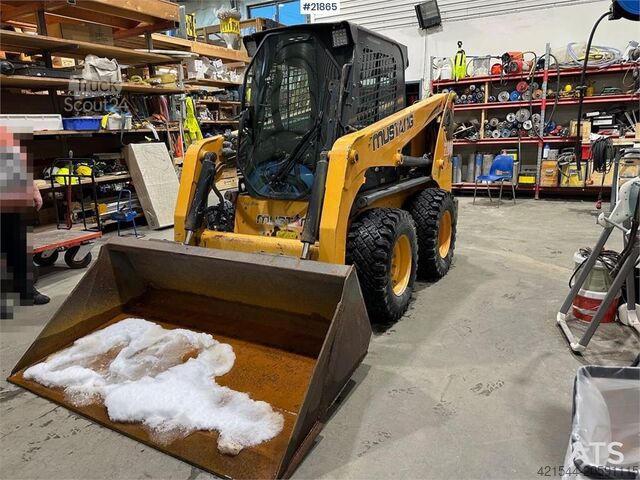 Læsser Mustang 220R compact loader w/leveling bucket and pallet f