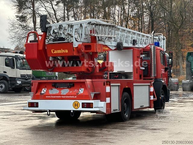 Arbejdsplatform lastbil MERCEDES-BENZ 1838 4x2 Feuerwehr,Drehleiter Camiva DLK23/12