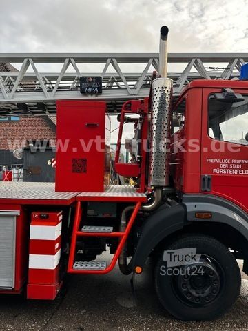 Hoogwerker vrachtwagen MERCEDES-BENZ 1838 4x2 Feuerwehr,Drehleiter Camiva DLK23/12