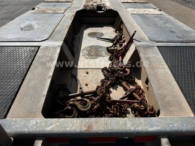 Dieplader oplegger MÜLLER-MITTELTAL TS 3 RM Radmulden Nachlauf-Lenkachse