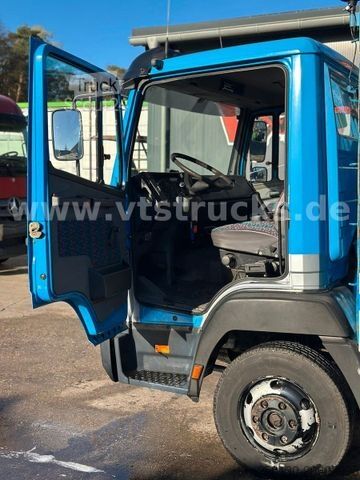 Bestelwagen autodrager MERCEDES-BENZ 814 L 4x2 Auffahrrampen Seilwinde