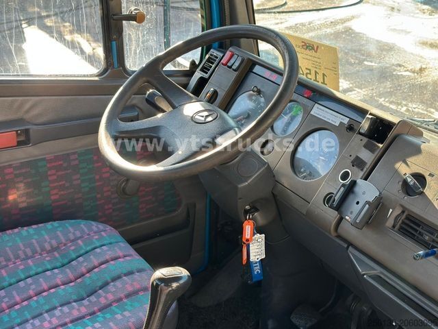 Bestelwagen autodrager MERCEDES-BENZ 814 L 4x2 Auffahrrampen Seilwinde