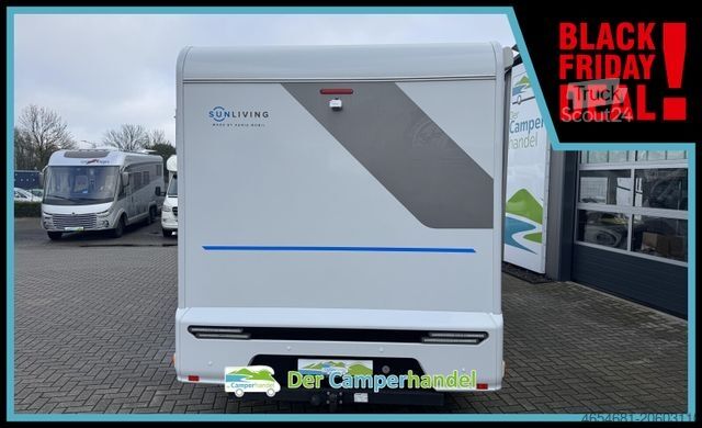 Half-integraal camper SUNLIVING S 65SL 1.HAND#AHK#NAVI#SAT-TV#EINZELBETTEN