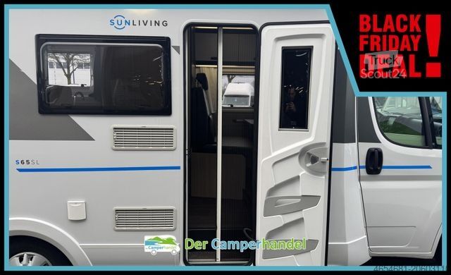 Half-integraal camper SUNLIVING S 65SL 1.HAND#AHK#NAVI#SAT-TV#EINZELBETTEN