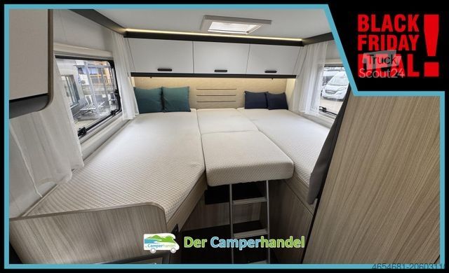 Half-integraal camper SUNLIVING S 65SL 1.HAND#AHK#NAVI#SAT-TV#EINZELBETTEN