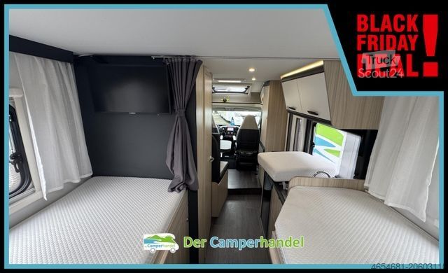 Half-integraal camper SUNLIVING S 65SL 1.HAND#AHK#NAVI#SAT-TV#EINZELBETTEN
