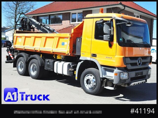 Kiepwagen MERCEDES-BENZ 3344 MP3 Actros 6x4 Meiller Jonsered 1300 RS