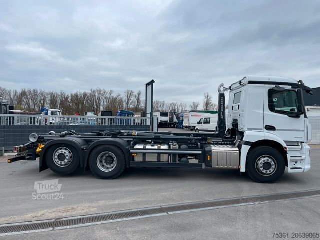 Camion benne à bras amovible MERCEDES-BENZ Actros 2546 Meiller RS 21.70 -MIETE-