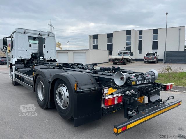 Camion benne à bras amovible MERCEDES-BENZ Actros 2546 Meiller RS 21.70 -MIETE-