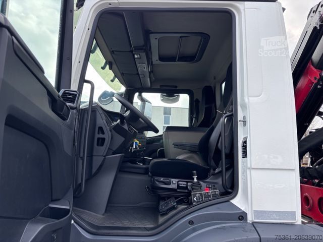 Camion basculante trilateral MAN TGM 18.320 4X2 BL Krankipper Palfinger PK 12.501