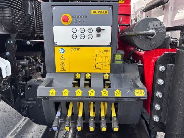 Camion basculante trilateral MAN TGM 18.320 4X2 BL Krankipper Palfinger PK 12.501
