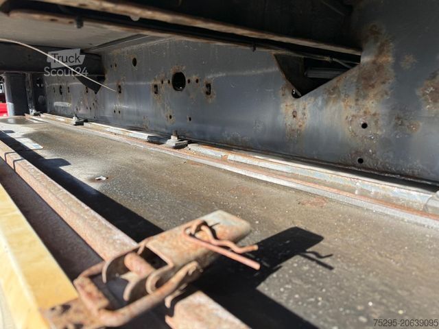 Semi-reboque aberto com lona KRONE 3 Achs Mega Liftachse PalKasten TÜV12/25 LasiXL