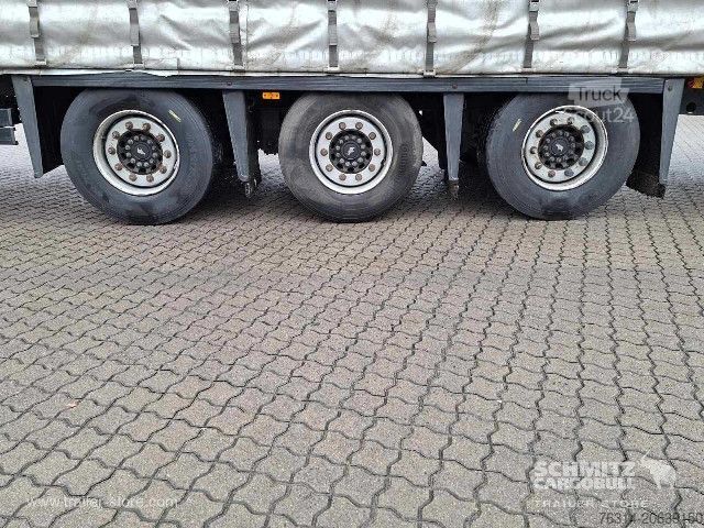 Auflieger mit Pritsche & Plane Schmitz Cargobull Curtainsider Mega Getränke
