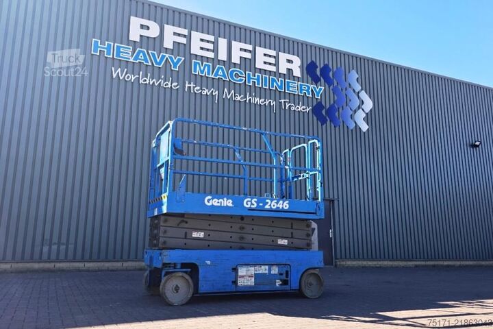 Schaarlift Genie GS2646 Electric, Working Height 9.80m, Capacity 45