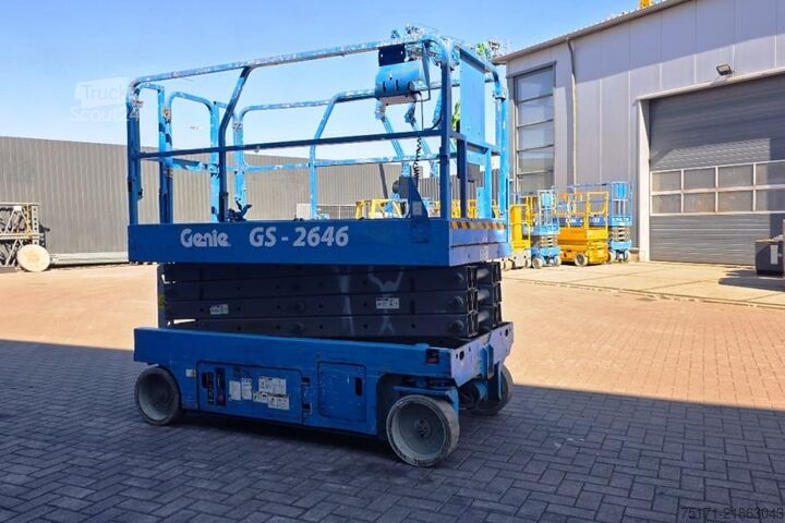 Žirklinis keltuvas Genie GS2646 Electric, Working Height 9.80m, Capacity 45