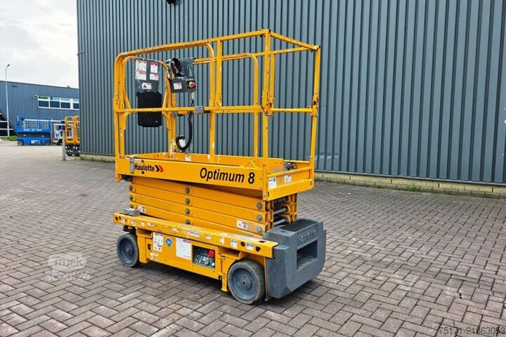 Schaarlift Haulotte Optimum 8 Electric,Batteries(07-2025),7.77m Workin